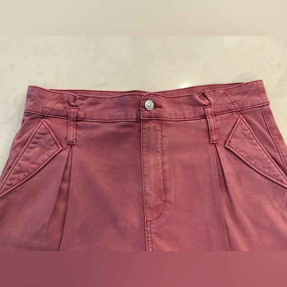 Paige Women’s Brooklyn Clay Sunset Vintage Denim Cut Off Shorts Size 30 - Picture 3 of 12